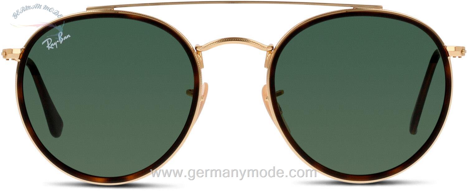 عینک آفتابی مردانه ریبن (ایتالیا) Ray-Ban Round Double Bridge RB3647Ne