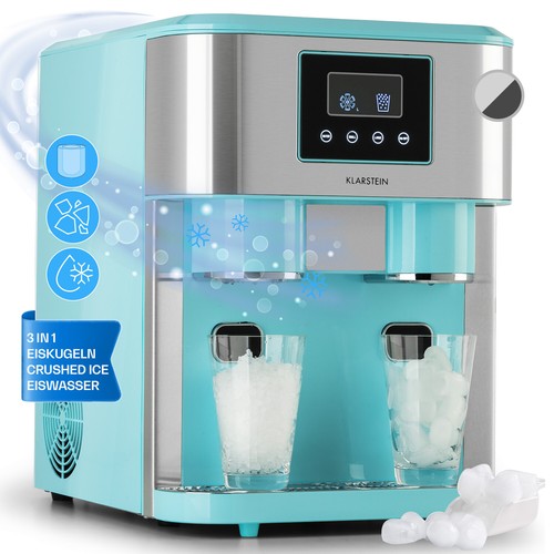 خرید از ای بی - Eiswürfelmaschine Eiswürfelbereiter 1,8 l Crushed Ice Eiswürfel Maschine Blau