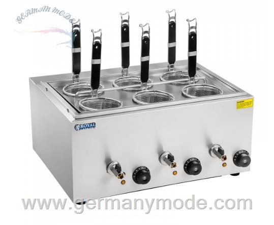 دستگاه پاستا پز 6 سبد برقی صنعتی رویال کترینگ Royal Catering RCNK-6