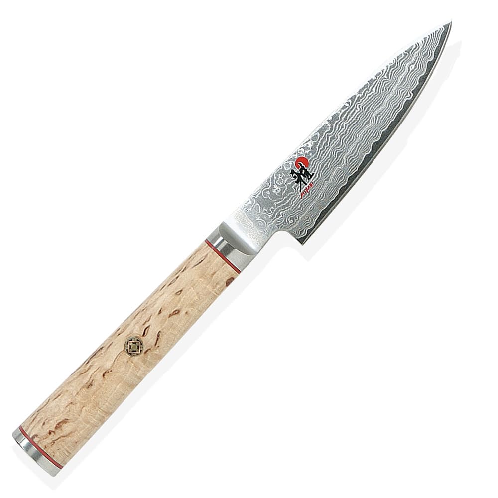 خرید از آمازون - میابی 234372-091-0 چاقوی آماده سازی شوتوه، استیل، 9 سانتی متر، نقره / توس، 31.5 x 8.5 x 3.5 سانتی متر