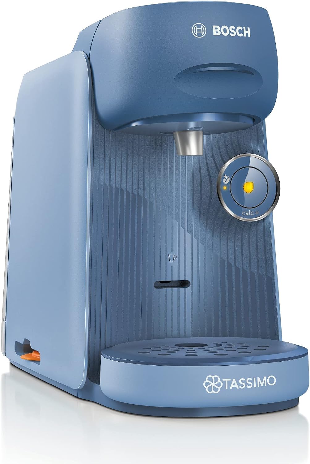دستگاه قهوه ساز تاسیمو بوش Tassimo Finesse کپسول TAS16B7 با 70 نوشیدنی، قهوه غلیظ تر با فشار یک دکمه، خاموش شدن خودکار، 1400 وات، آبی لوپین