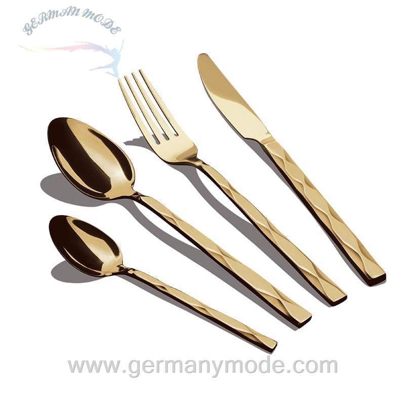 سرویس قاشق چنگال 24 پارچه برلینگر هاوس مجارستان Berlinger Haus 24-Piece Cutlery Set BH/2624 Mirror Champagne