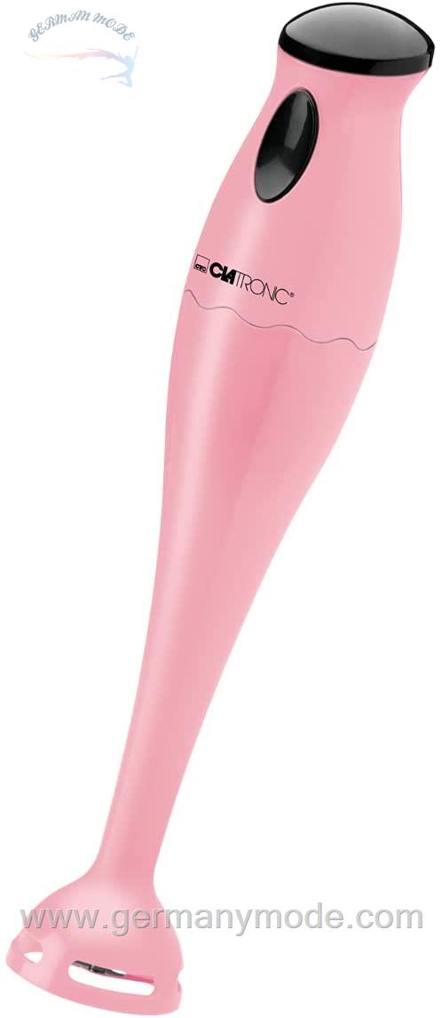 گوشت کوب برقی کلترونیک آلمان Clatronic 263921 SM 3577 Hand Blender 180 W with Mixing Cup / Pink