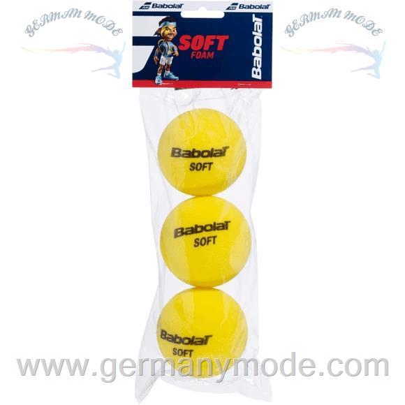 توپ تنیس 3 عددی بابولات فرانسه BABOLAT SOFT FOAM 3ER-PACK