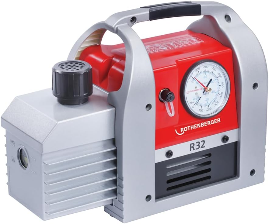 پمپ وکیوم لوله روتنبرگر آلمان Rothenberger ROAIRVAC R32 6.0 با توان 230V و ظرفیت 170 لیتر در دقیقه