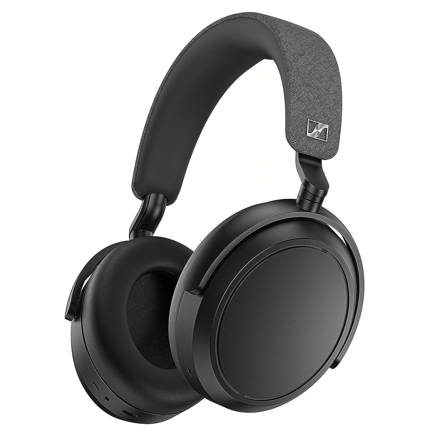 خرید از آمازون - هدفون بی‌سیم Sennheiser MOMENTUM 4، بلوتوث برای تماس‌های شفاف با حذف نویز تطبیقی، عمر باتری 60 ساعت، صدای قابل تنظیم و طراحی سبک تاشو، مشکی MOMENTUM 4 Wireless - مشکی تکی