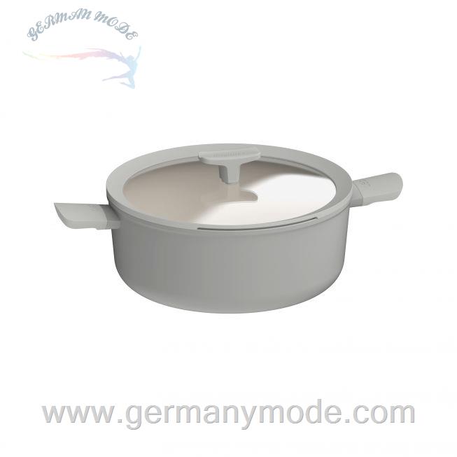 قابلمه سوپ 28 سانت درب دار برگهف بلژیک Berghoff Suppen-/ Gemüsetopf mit Deckel Balance Moonmist 28 cm - Leo