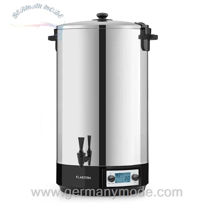 فلاسک غذا و نوشیدنی 60 لیتری کلارشتاین آلمان Klarstein KonfiStar 60 Digital Einkochautomat Getränkespender Silber