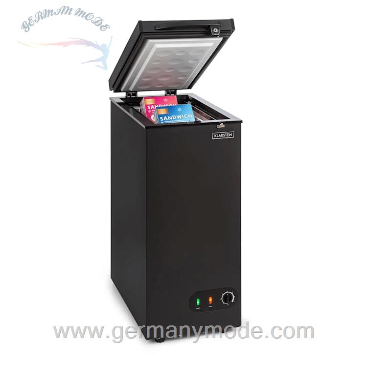 مینی فریزر صندوقی 51 لیتری کلارشتاین آلمان Klarstein Iceblokk 50 Gefriertruhe Gefriertruhe Schwarz 42 dB 51 Ltr