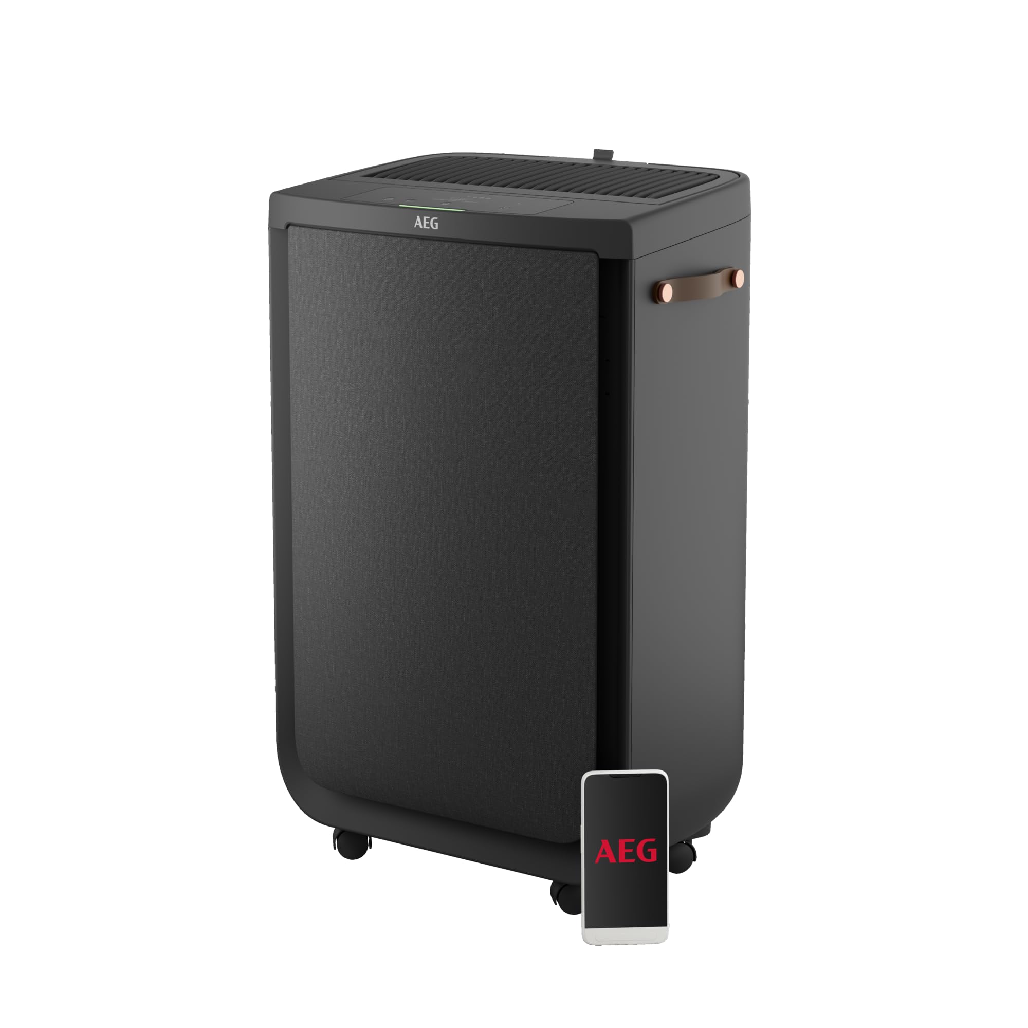 تصفیه کننده هوا و فن AEG APU72771DG PURE MULTI 7000 / 2 در 1 / فیلتر تا 99.97٪ / حالت خودکار / نمایش کیفیت هوا / فیلتر ذرات فوق ریز / کنترل برنامه / تا 73 متر مربع / خاکستری تیره