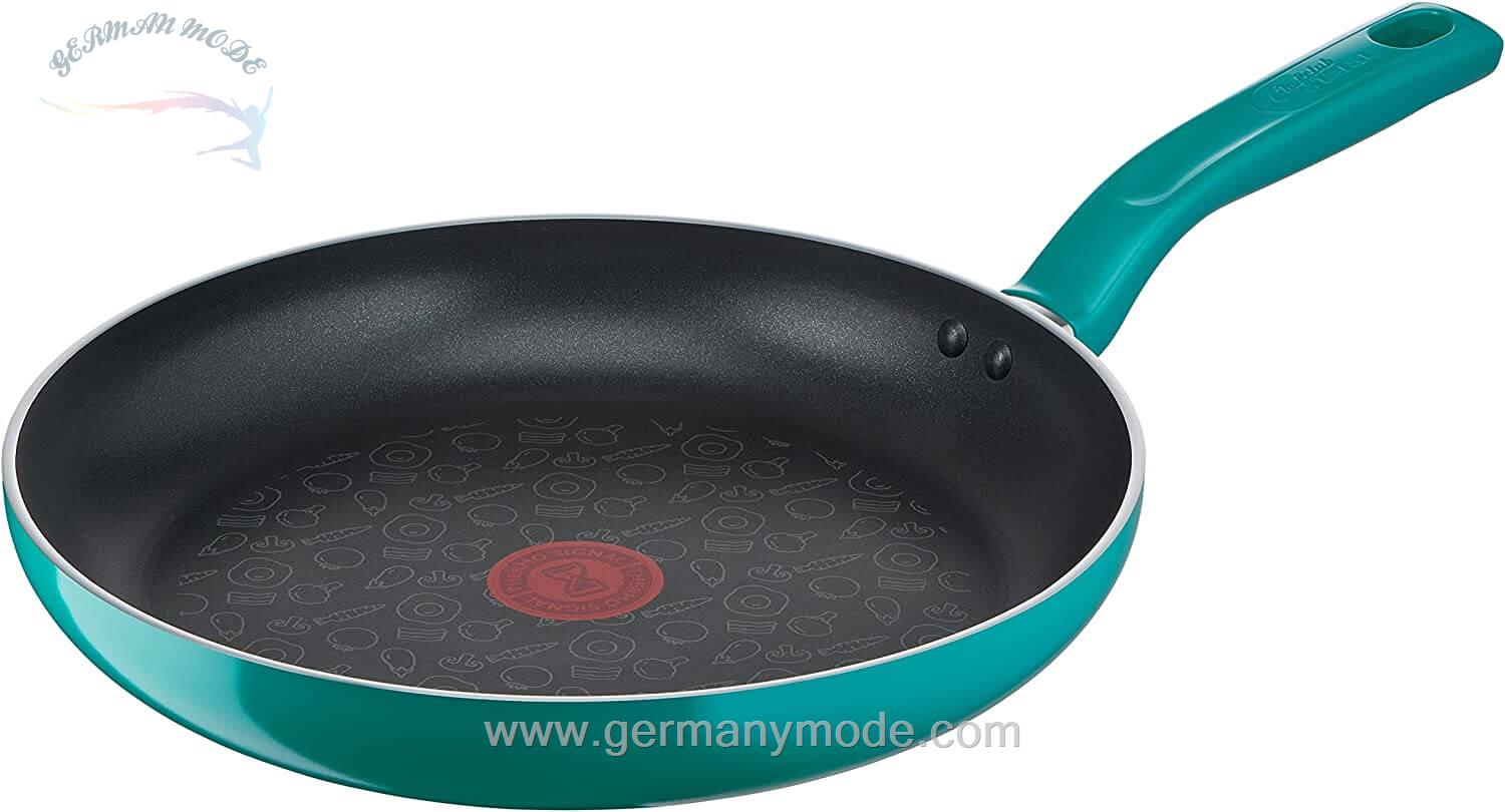 ماهیتابه 28 سانتی متری تفال فرانسه Tefal Chefclub mit Thermo-Signal grün (28 cm)