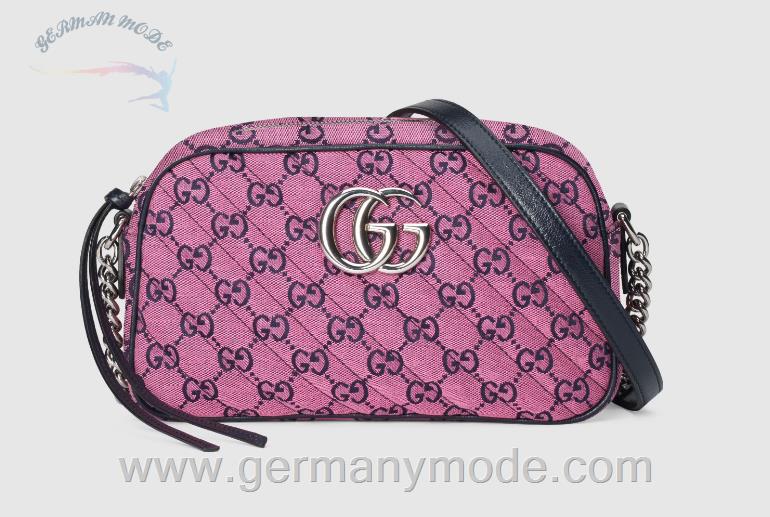 کیف دوشی زنانه گوچی ایتالیا GUCCI Kleine GG Marmont Multicolor Schultertasche ‎447632 2UZCN 5279