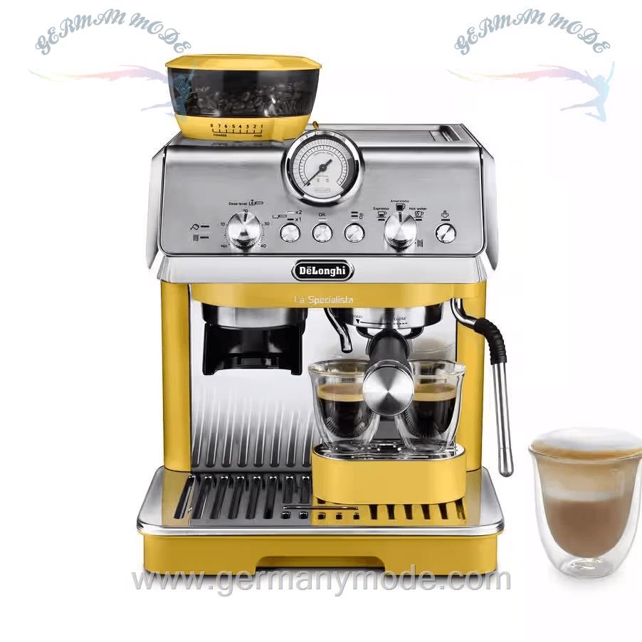 اسپرسو ساز دلونگی ایتالیا De Longhi SIEBTRÄGERMASCHINEN UND ESPRESSOMASCHINEN La Specialista Arte, Gelb EC9155.YE