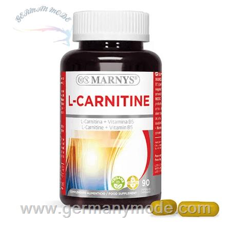 کپسول مکمل غذایی ال کارنتین چربی سوز انرژی زا مارنیس اسپانیا MARNYS L carnitine Vitamin B5 MN800A