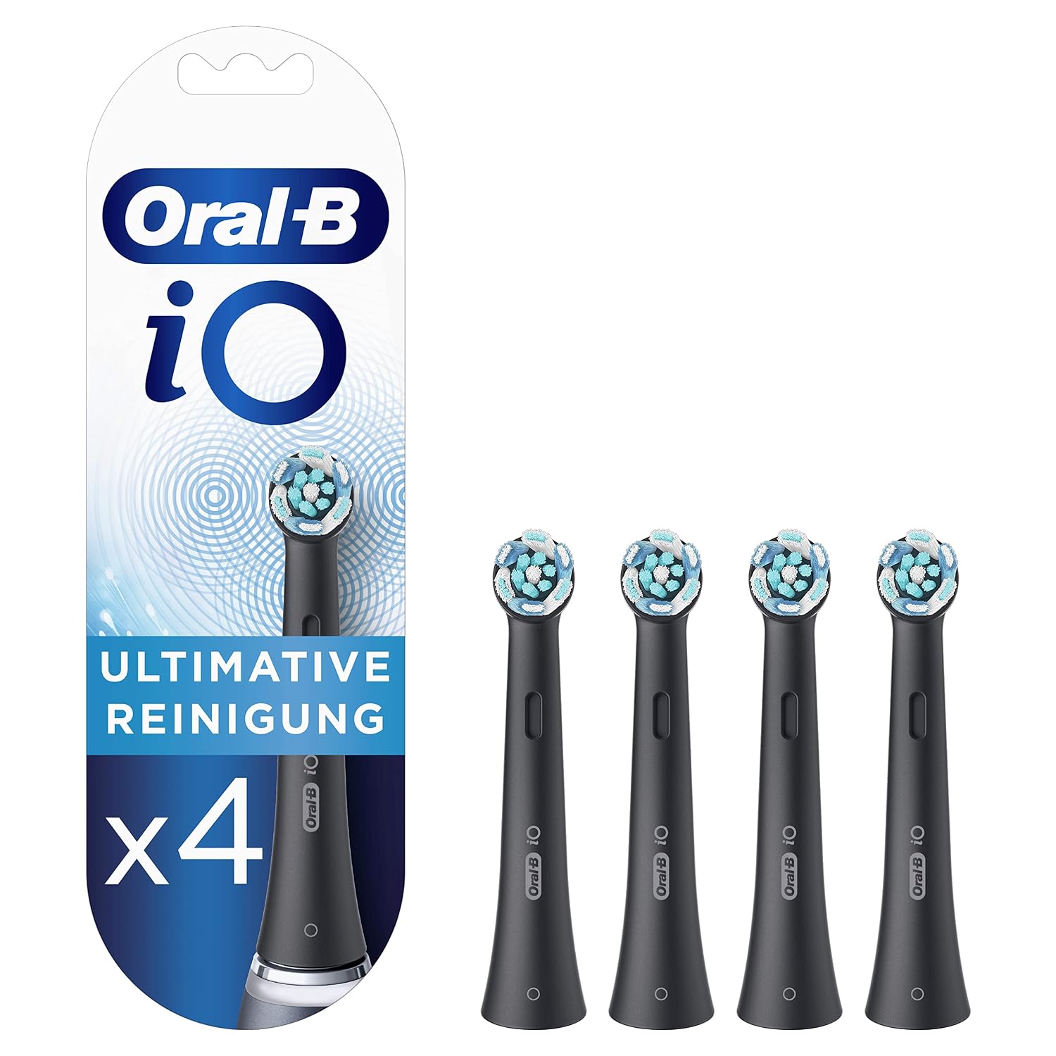 سری 4 عددی مسواک برقی اورال بی آمریکا سر مسواک تمیزکننده Oral-B iO Ultimate برای مسواک برقی، 4 تکه، تمیز کردن نهایی دندان ها با فناوری iO