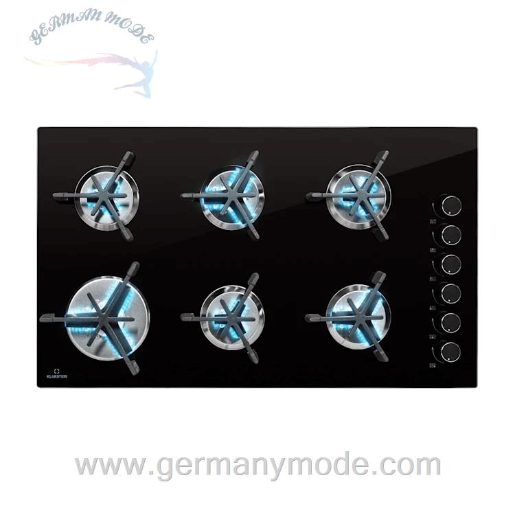 اجاق گاز 6 شعله کلارشتاین آلمان Klarstein Trifecta 6 Gaskochfeld