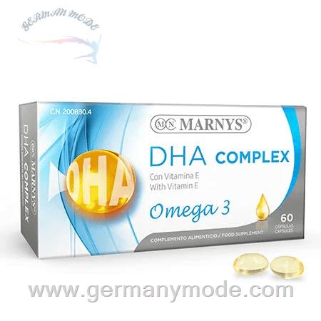 کپسول مکمل غذایی روغن ماهی بهبود دهنده مغز چشم مارنیس اسپانیا MARNYS DHA Complex MN438
