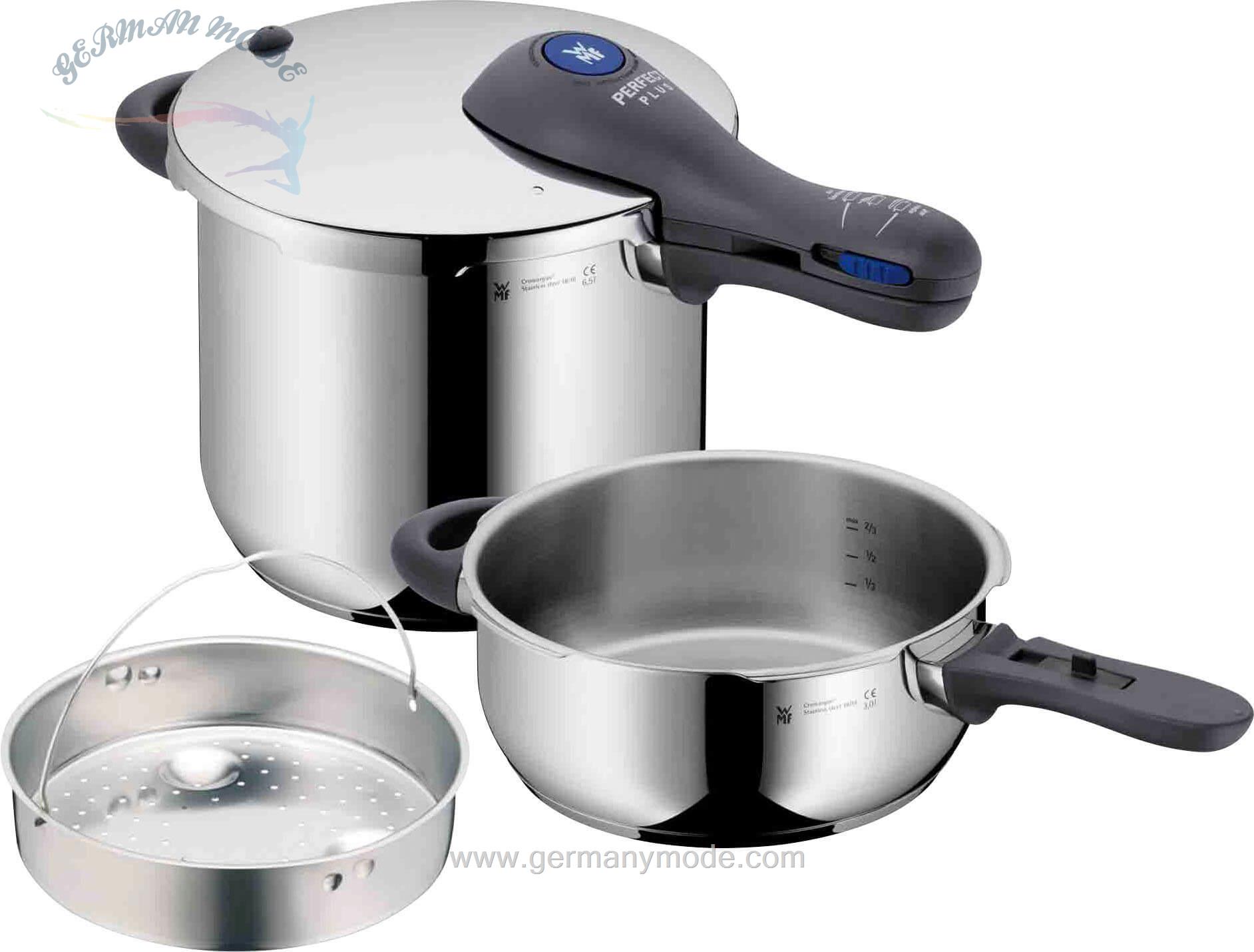 زودپز 3 و 5-6 لیتری دو قطعه وی ام اف آلمان WMF Perfect Plus Set 6,5 + 3,0 l