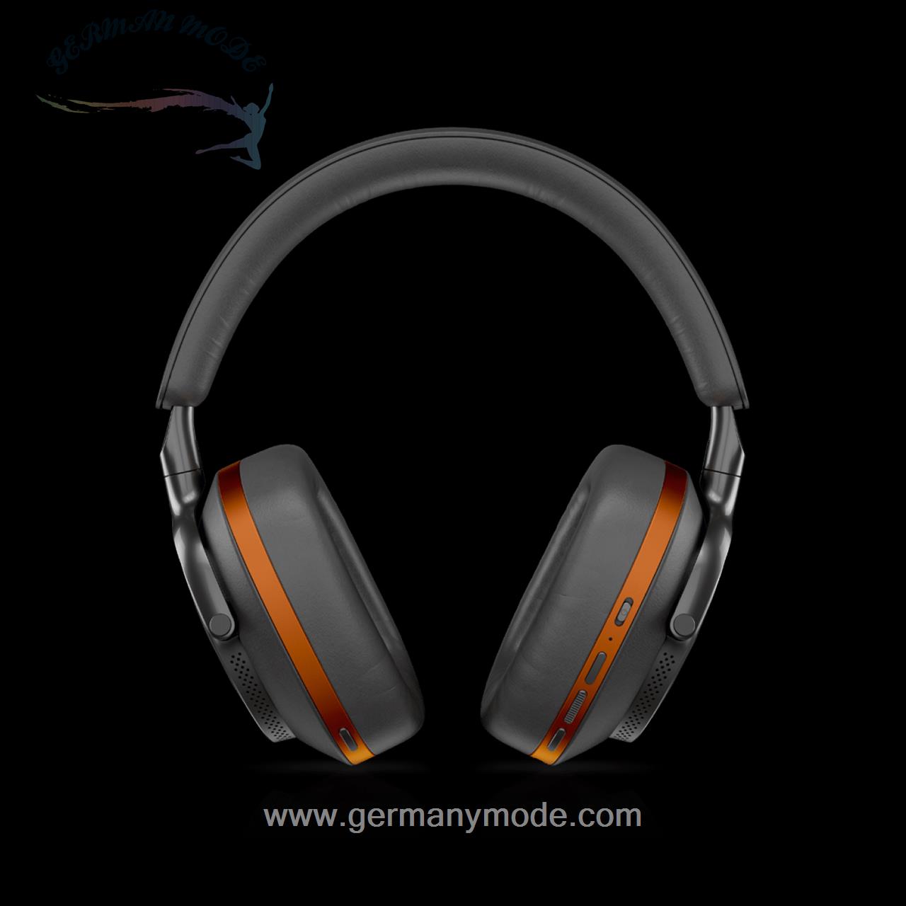 هدفون باورز اند ویلکینز انگلستان Bowers Wilkins Px8 McLaren Edition Galvanisch-Grau Papaya-Orange