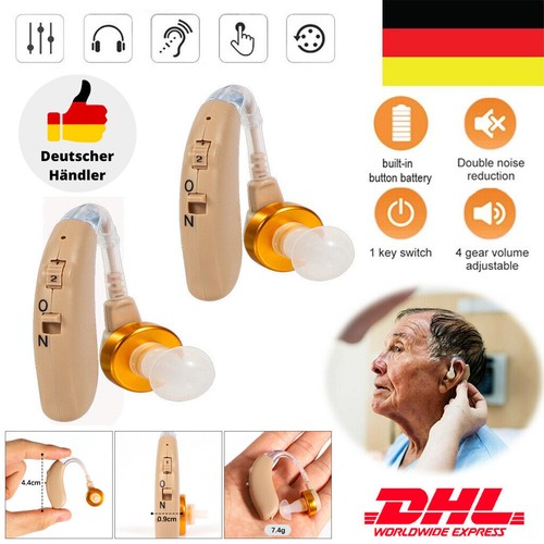 خرید از ایبی - سمعک دیجیتال 2X Hearing Aid Hearing Amplifier Hearing Aid Deaf Deaf Amplifier DE