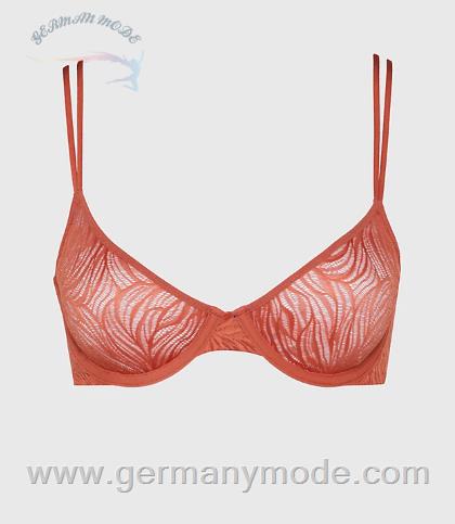 سوتین کلوین کلین آمریکا Calvin Klein Halbschalen BH Sheer Marquisette Copper 000QF7103EBTQ