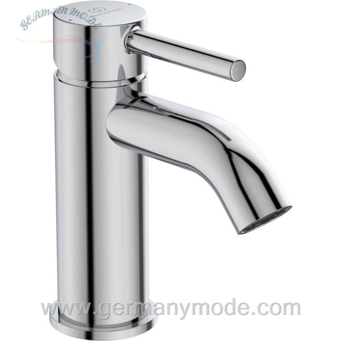شیر مخلوط روشویی پایه کوتاه ایدیل استاندارد Ideal Standard Ceraline Waschtisch Einhebelmischer 100mm mit Ablaufgarnitur chrom BC193AA