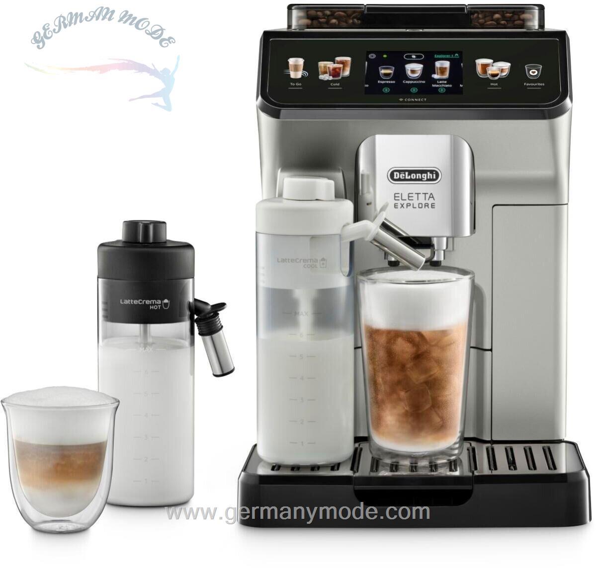 اسپرسو ساز قهوه ساز تمام اتوماتیک دلونگی ایتالیا DeLonghi ECAM450.65.S دستگاه اسپرسوساز تمام اتوماتیک 1.8 لیتری