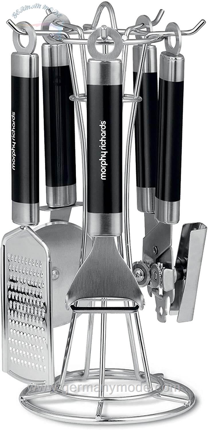 ست ابزار آشپزخانه 4 تیکه مورفی ریچاردز انگلستان Morphy Richards Küchenutensilien Set 4 tlg- schwarz