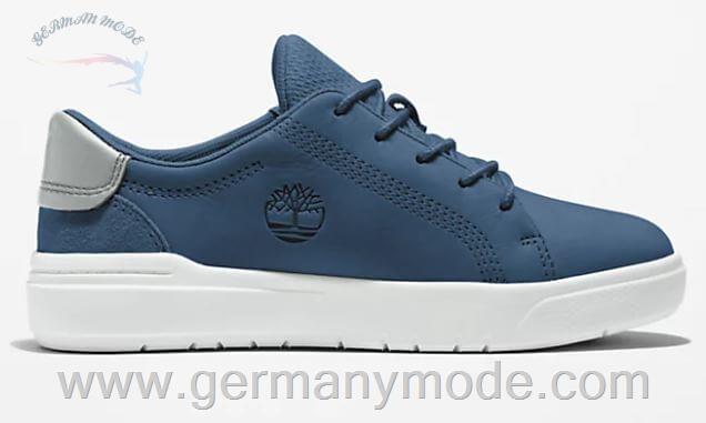 کتانی ورزشی بچگانه تیمبرلند آمریکا TIMBERLAND SENECA BAY LEATHER SNEAKER FOR KIDS IN BLUE