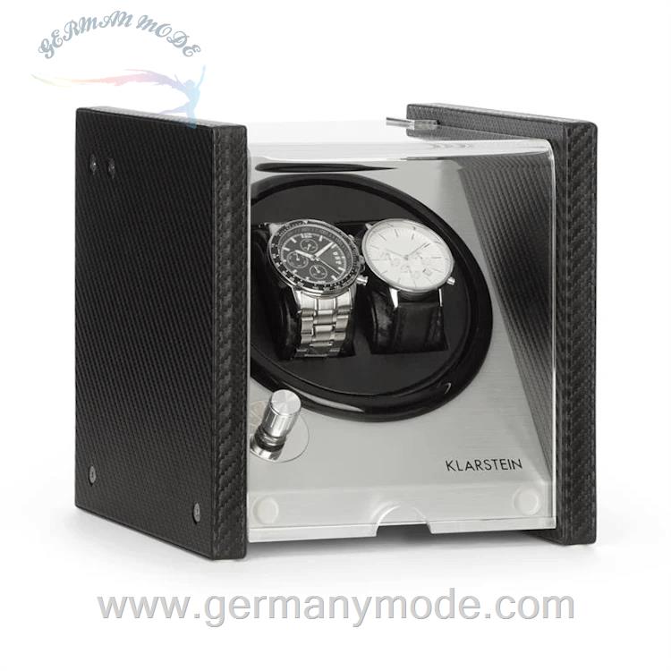 جعبه ساعت مچی و نگهدارنده شارژ اتوماتیک کلارشتاین آلمان Klarstein Tokyo 2 Uhrenbeweger Schwarz