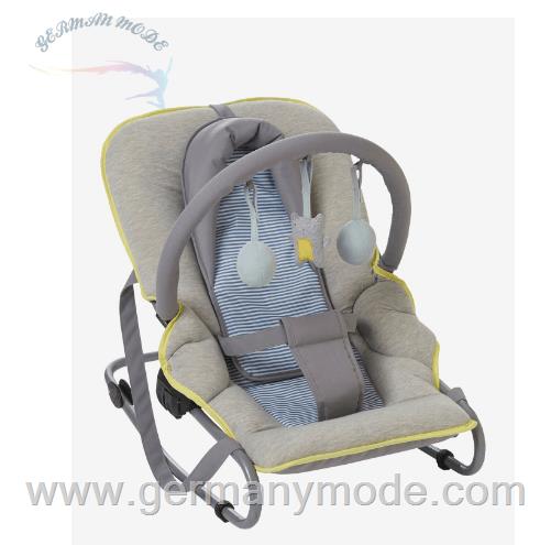 نی نی لای لای نوزاد ورت فرانسه Vertbaudet Babywippe Babyfun mit Spielbogen - grau meliert
