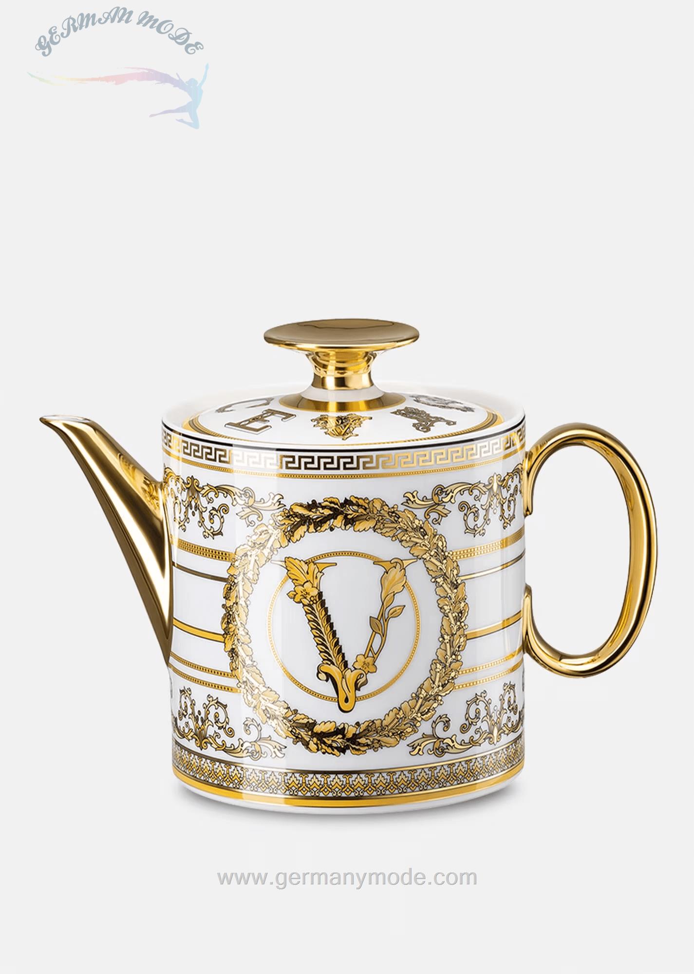 قوری چای 6 نفره ورساچه ایتالیا VERSACE VIRTUS GALA TEEKANNE