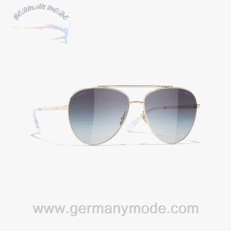 عینک آفتابی زنانه شنل فرانسه CHANEL PILOTENSONNENBRILLE 4279B C159/S6