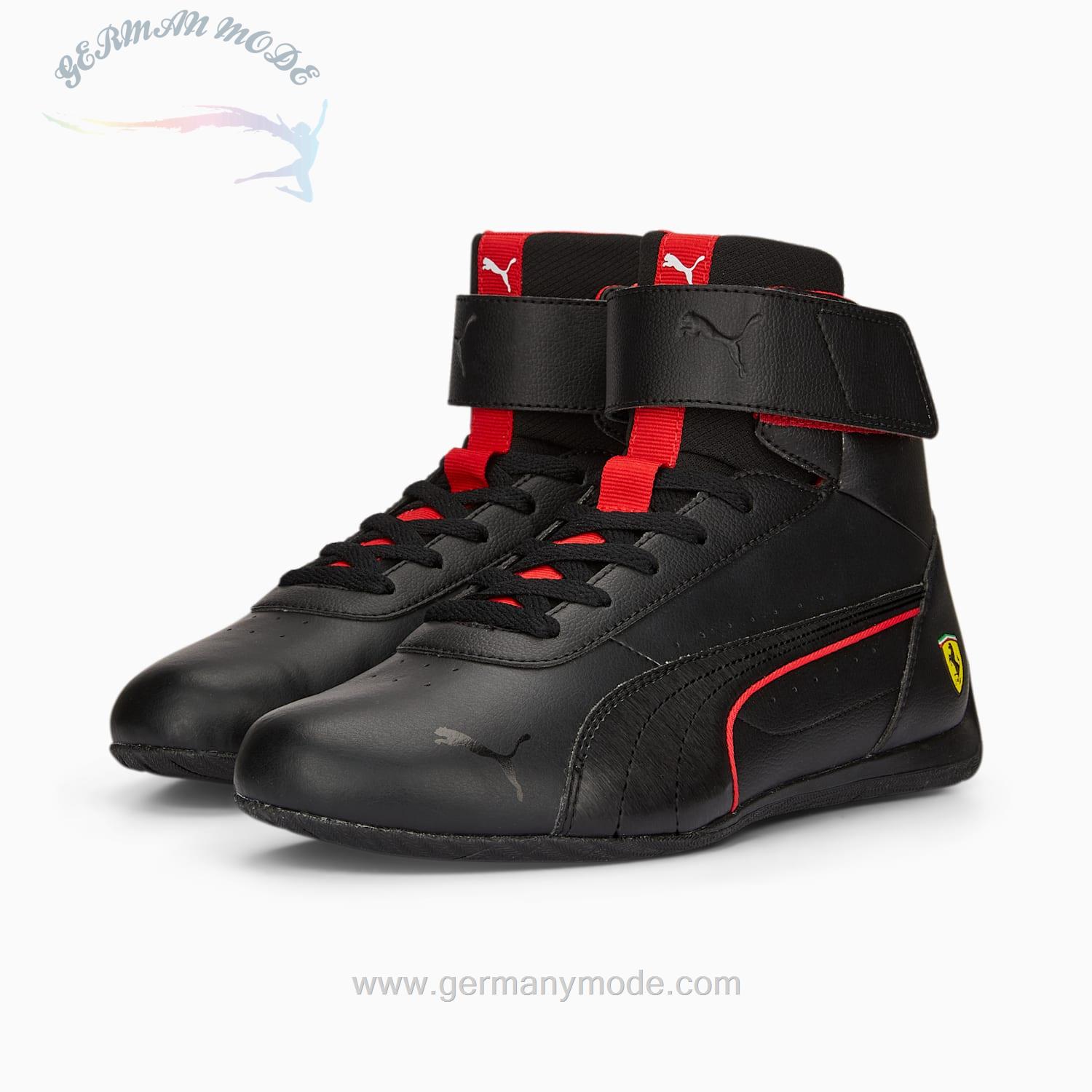 کتانی موتور سواری زنانه پوما آلمان PUMA Scuderia Ferrari Neo Cat Mid Top Motorsportschuhe-307195_02