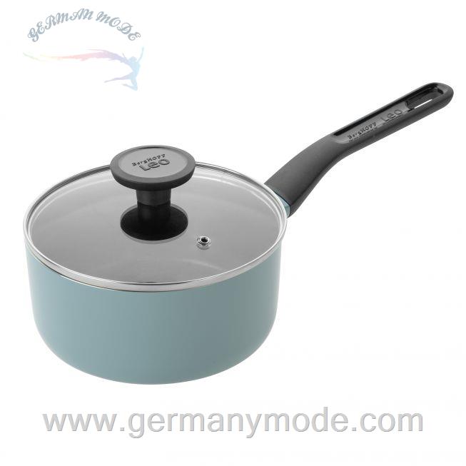 قابلمه 18 سانت درب دار برگهف بلژیک Berghoff Stielkasserolle mit Deckel Slate 18 cm - Leo
