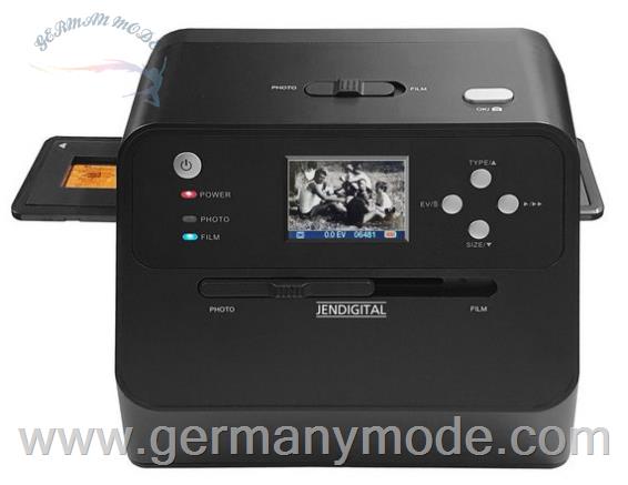 اسکنر عکس و اسلاید جندیجیتال JENDIGITAL JDS1 4in1 mit Zubehör Set Diascanner