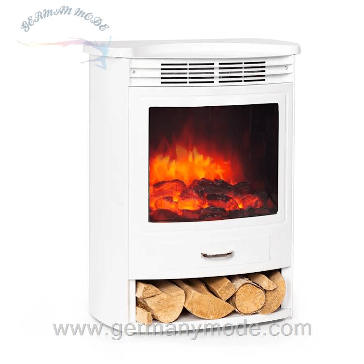 شومینه برقی کلارشتاین آلمان Klarstein Bormio S Elektrischer Kamin Weiß 1900 watt