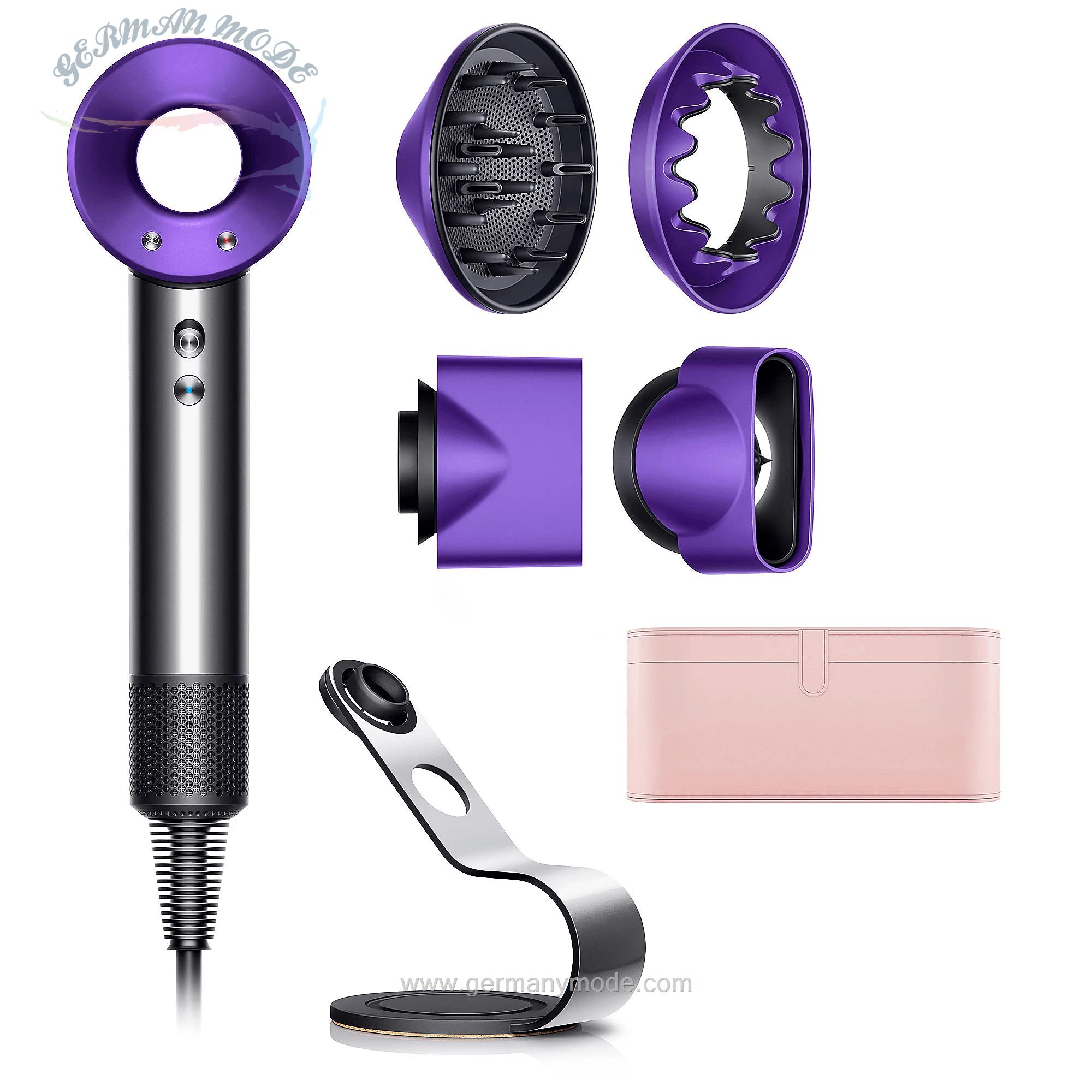 سشوار دایسون انگلستان Dyson Supersonic Haartrockner Hairdryer Black Purple