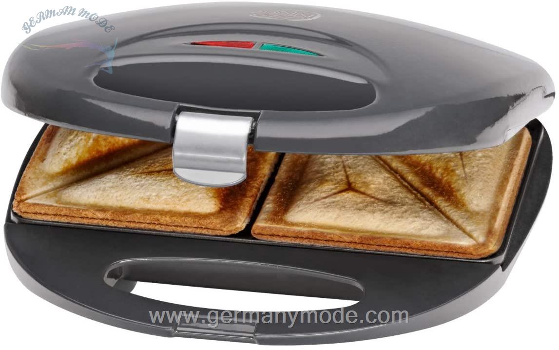 ساندویچ ساز کلترونیک آلمان CLATRONIC Sandwichmaker Sandwichtoaster ST 3477-750 W/Grey
