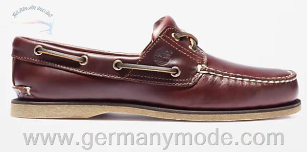 کفش کالج کلاسیک مردانه تیمبرلند آمریکا Timberland CLASSIC BOAT SHOE FOR MEN IN BURGUNDY