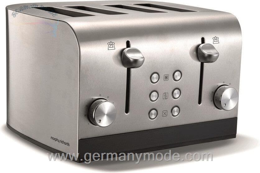 توستر مورفی ریچاردز انگلستان Morphy Richards Equip 4 Slice Toaster Brushed