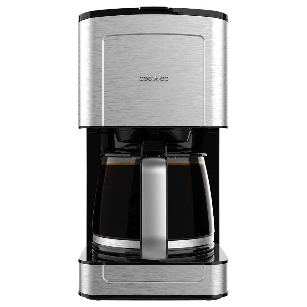 قهوه ساز سکوتک اسپانیا Cecotec Coffee 56 Heat، 800 وات، قابلیت برنامه ریزی قهوه، استیل ضد زنگ، صفحه نمایش LCD، محافظ چکه، ظرفیت 1.3 لیتر