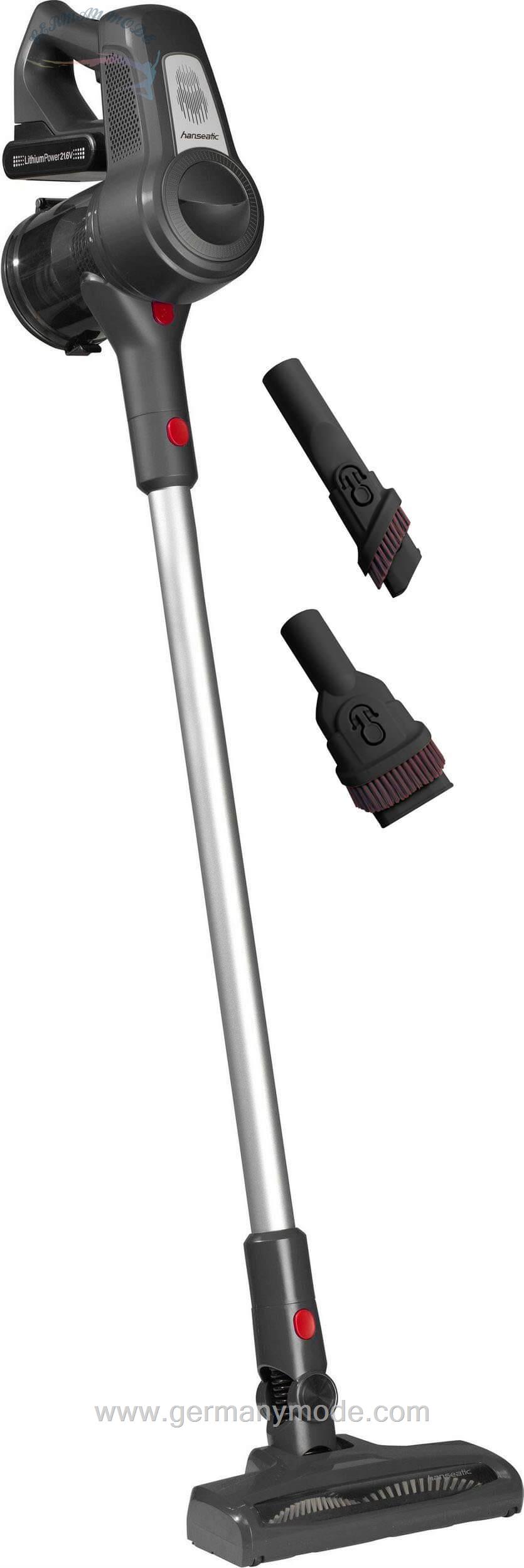 جارو شارژی هانسیاتیک آلمان Hanseatic Akku-Hand-und Stielstaubsauger VC-PD510-1