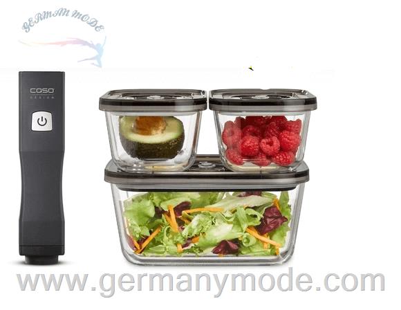دستگاه وکیوم شارژی و ست ظروف دردار کاسو آلمان CASO VacuChef 77