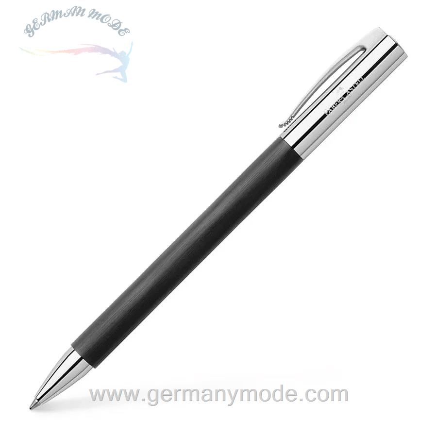 خودکار مشکی فابرکاستل آلمان FABER CASTELL Ambition Edelharz Drehkugelschreiber B schwarz