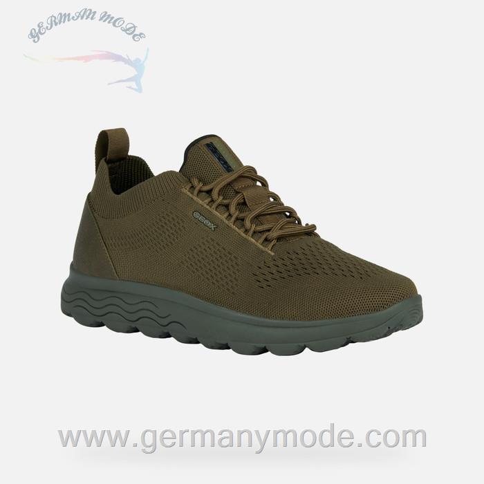 کتانی مردانه جی اوکس ایتالیا GEOX NIEDRIGE SNEAKERS Spherica Herr Militärgrün