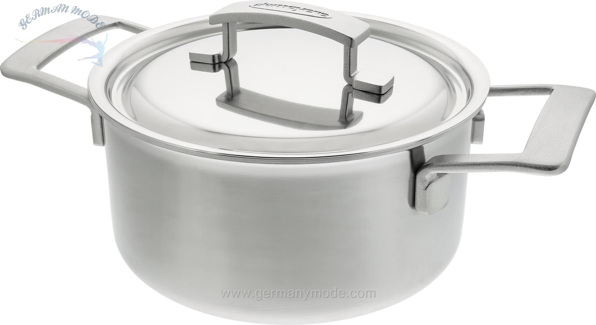 قابلمه 20 سانت صنعت دمایر بلژیک Demeyere Industry Topf mit Deckel 20 cm