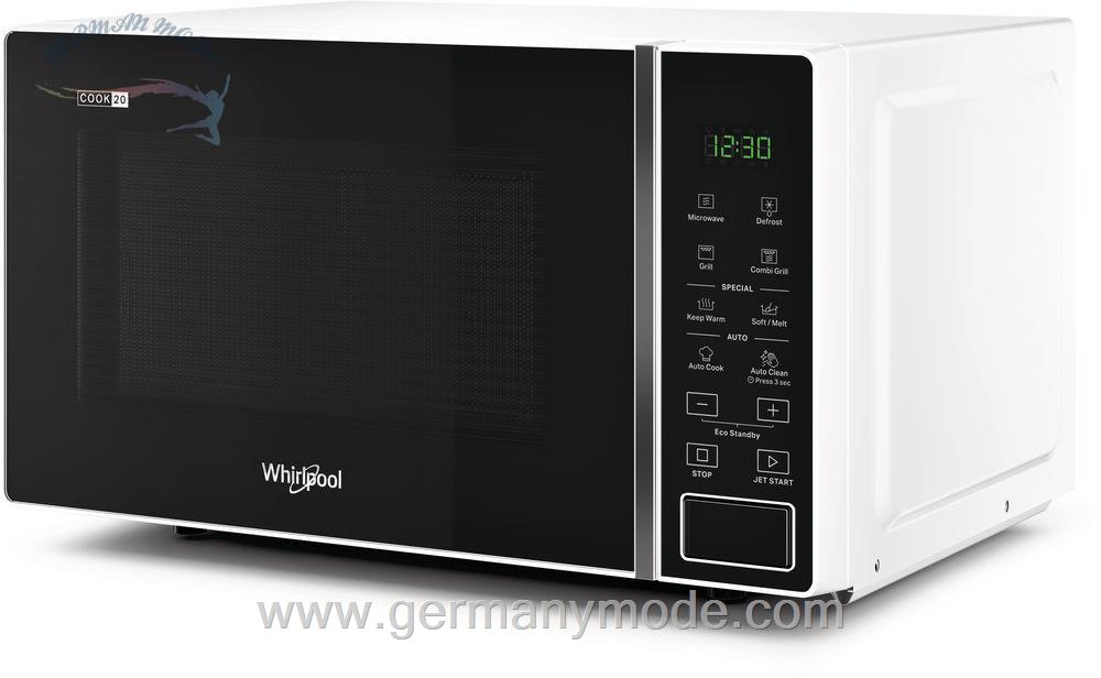 مایکروویو گریل دار ترکیبی 20 لیتری ویرپول آمریکا Whirlpool MWP 203 W Microwave 20 Litres White with Grill