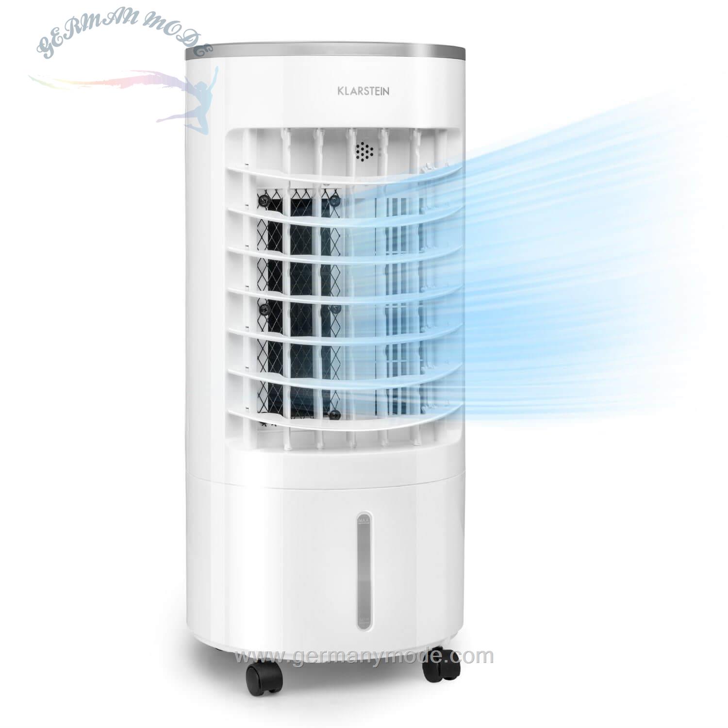 فن خنک کننده رطوبت ساز و تصفیه هوا کلارشتاین آلمان Klarstein Ventilatorkombigerät Skypillar 3-in-1 Luftkühler Ventilator