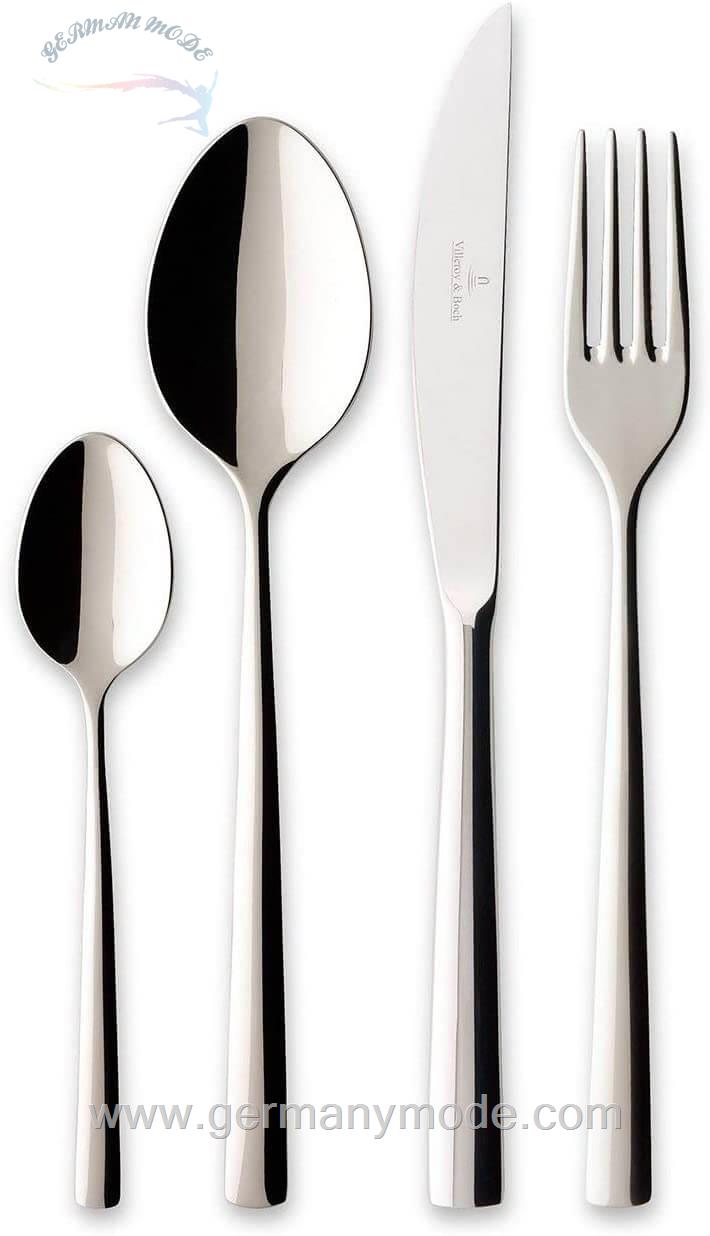 سرویس قاشق چنگال 24 پارچه ویلروی اند باخ آلمان Villeroy - Boch Piemont Besteckset 24-teilig